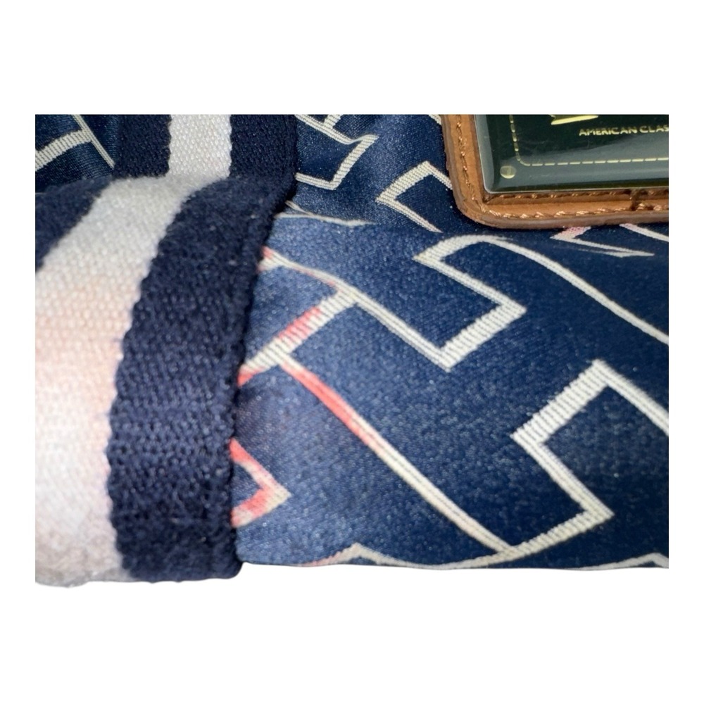 Vintage Tommy Hilfiger Small Bag Navy blue&white Monogram Pattern - Picture 5 of 16